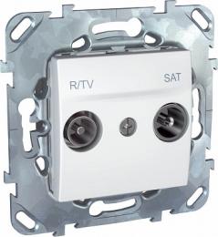 Розетка R-TV/SAT проходная Schneider Electric Unica  - 1
